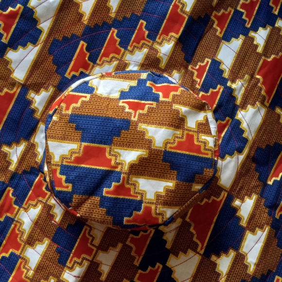 African/Ankara beautiful wide brim sunhat - Picture 4 of 4